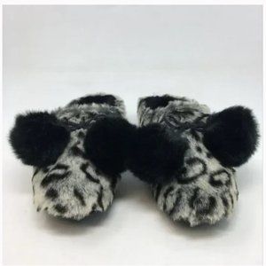 MOVING SALE | Buy by 2/21 | Toms Women's Slippers Grey Black Size 5 Ivy Leopard